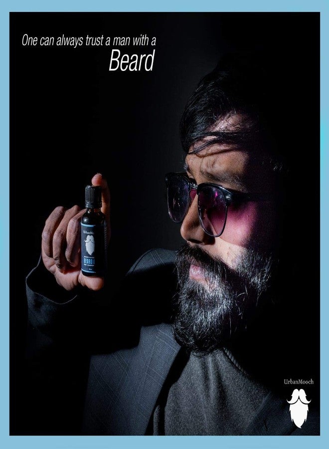 UrbanMooch Beard Gooming Kit for Men | Organic Beard Oil | U Shape Beard Comb Combo Set | Promotes Beard Growth, Nourishes & Conditions | Grow & Style Your Beard The Way You Want - Image 3